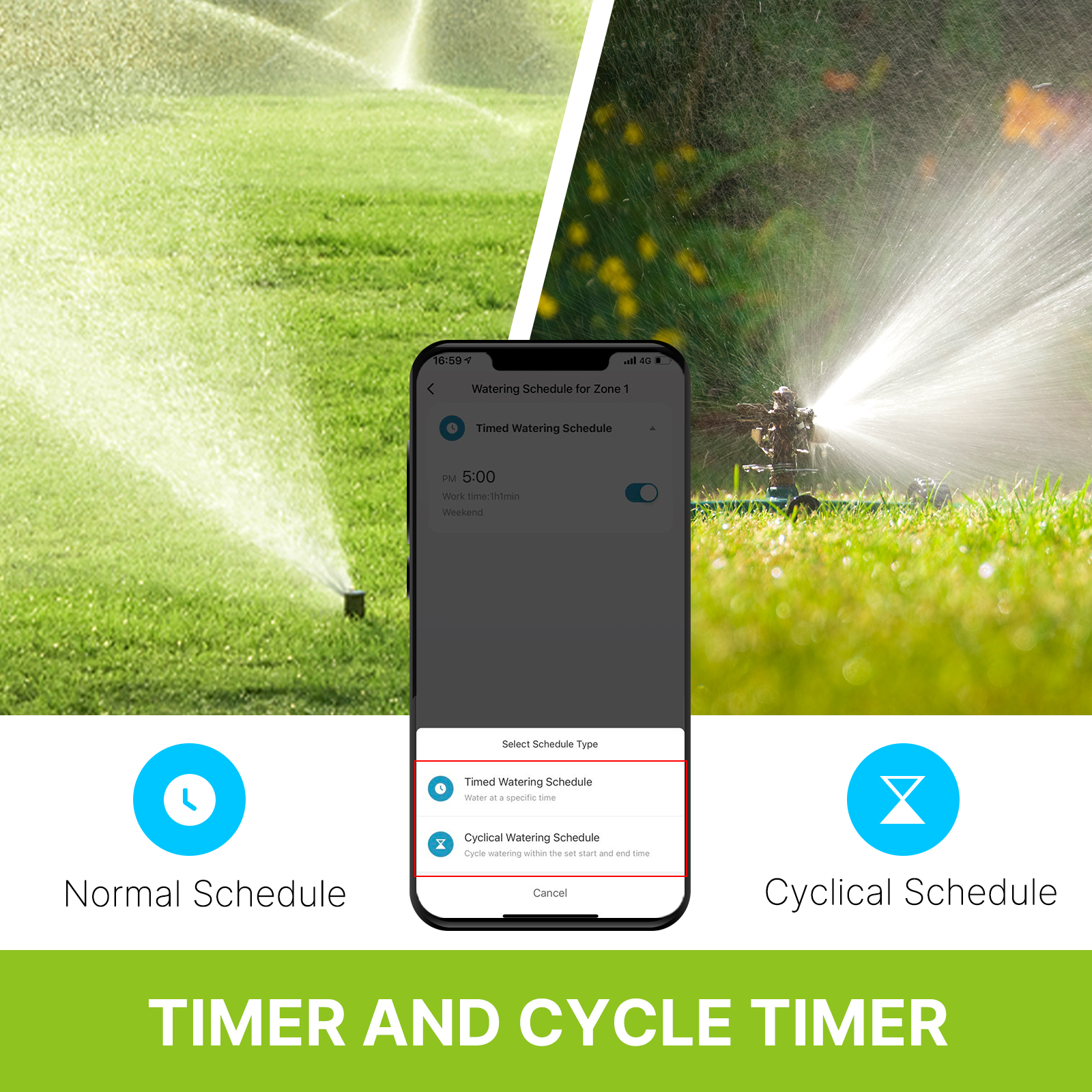 MOES Bluetooth Smart 2-Way Wat - مراجعة Smart Garden Watering Can وسعره