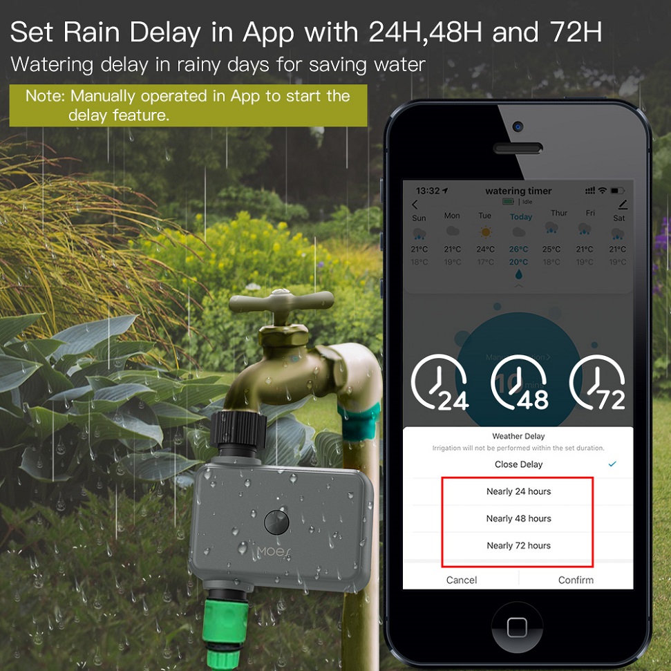 BLuetooth Valve Garden Waterin - مراجعة Smart Garden Watering Can وسعره
