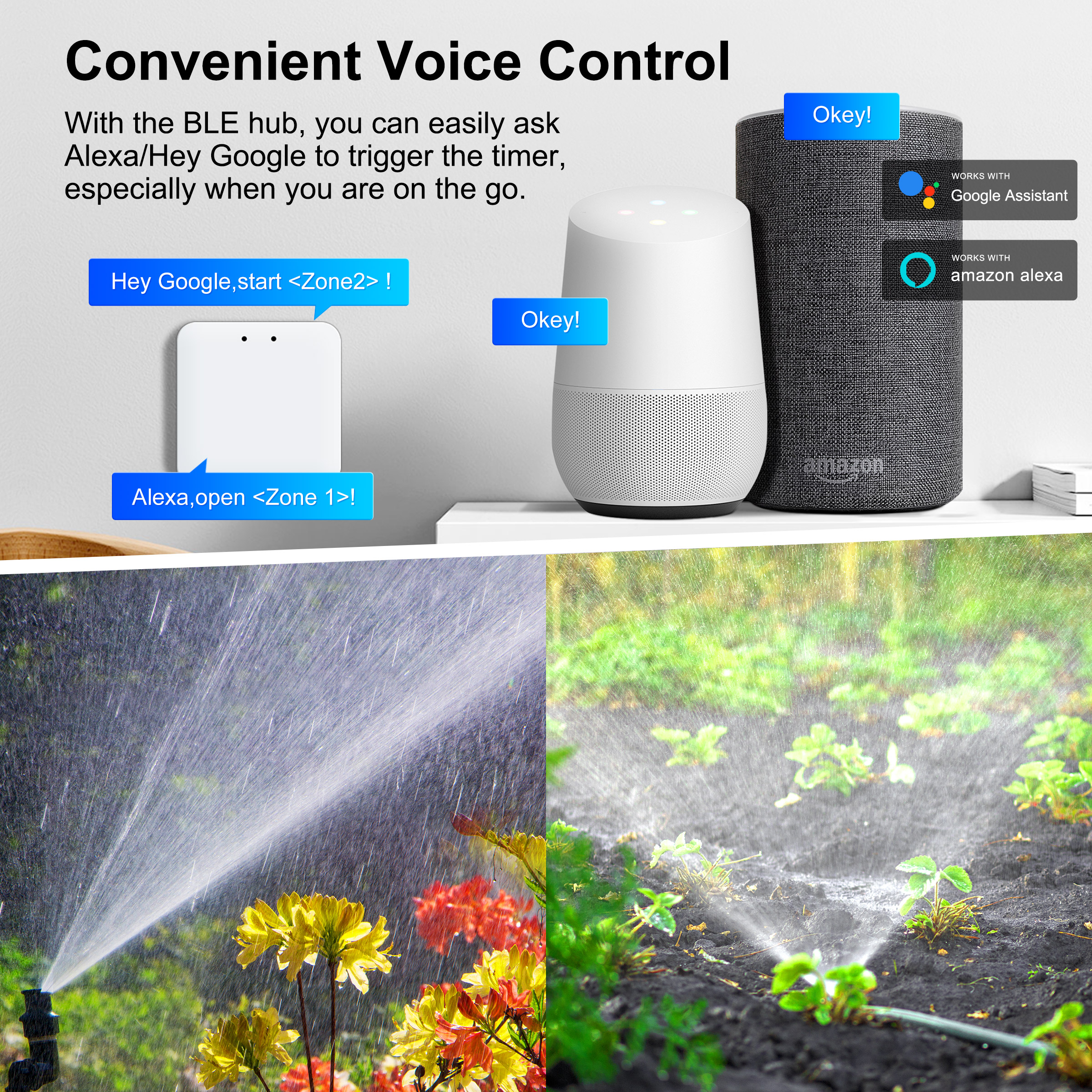 KEMEK Smart Programmable Sprin - مراجعة Smart Garden Water Features وسعره