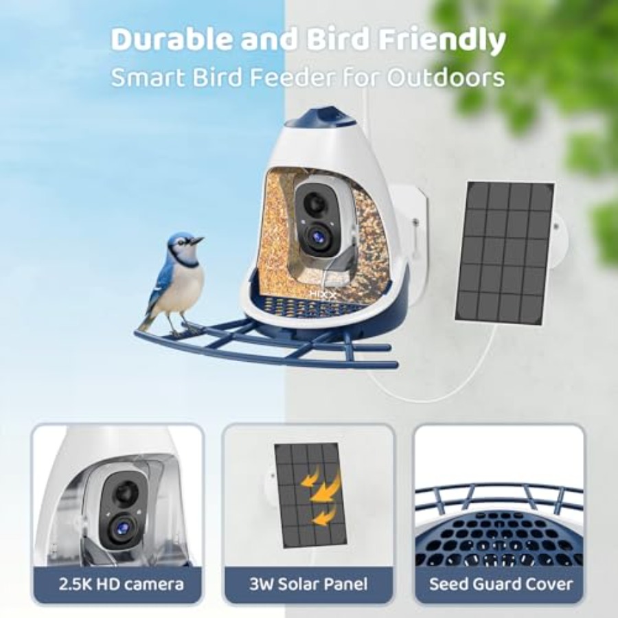 Outdoor smart bird feeder with - مراجعة Smart Bird Feeder Camera وسعره