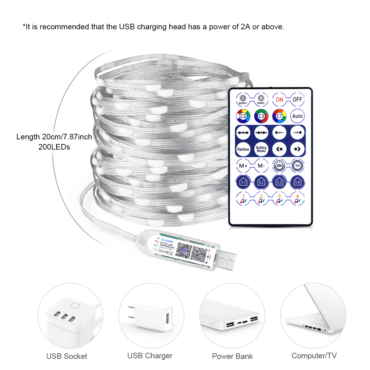 Bluetooth RGB LED String Light - مراجعة Smart Garden Festoon Lights وسعره