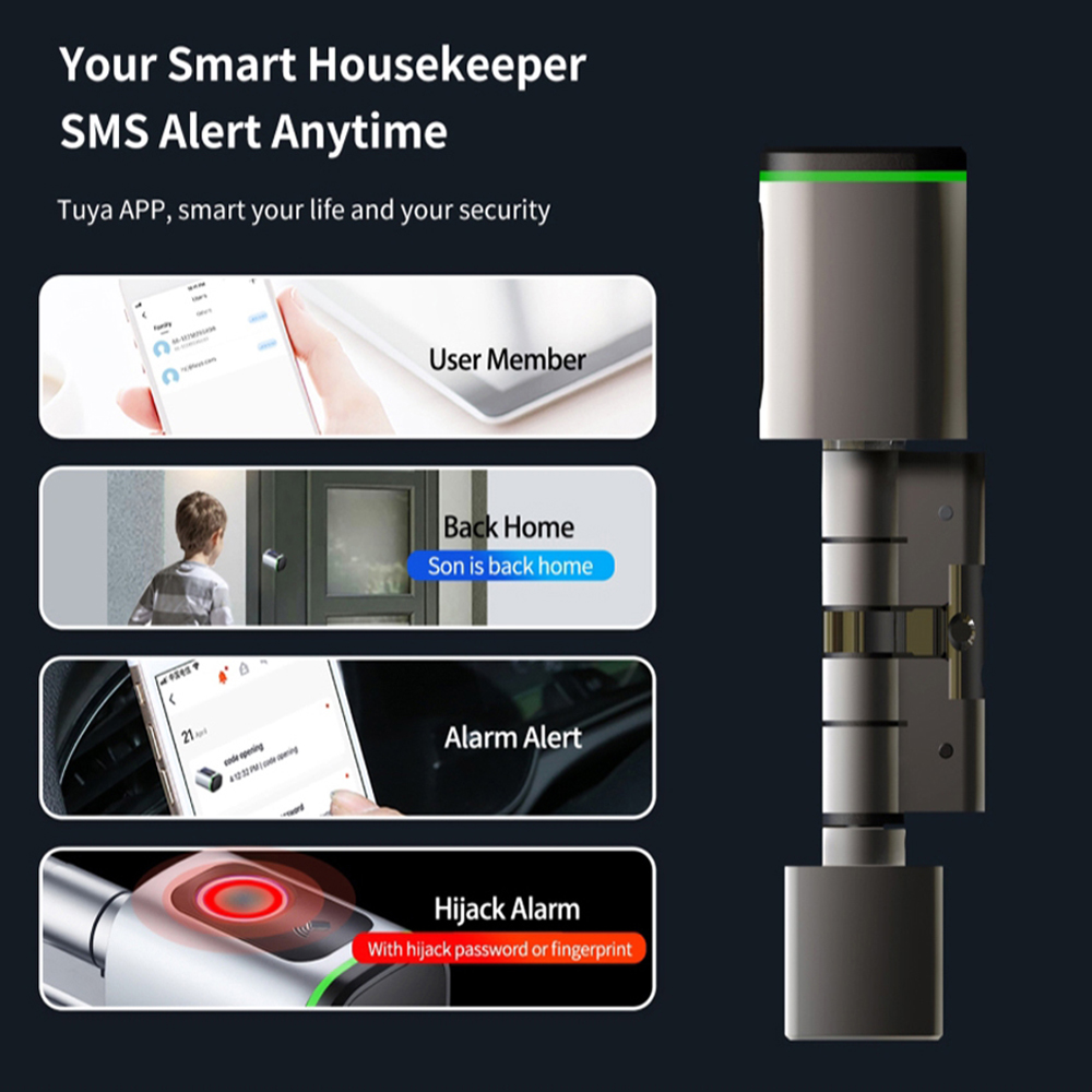 Zemismart BLE Smart Electronic - مراجعة Smart Garden Gate Lock وسعره