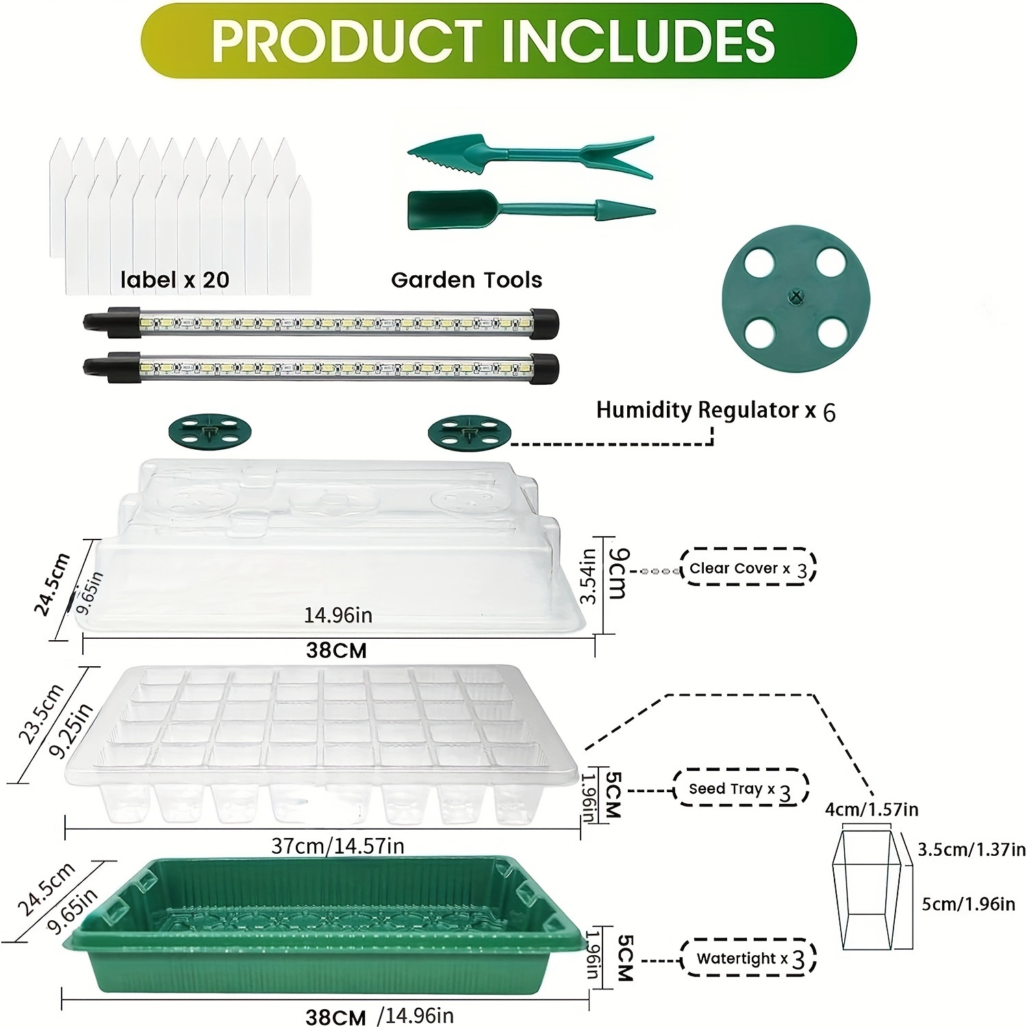 Seed Starter Trays With High D - مراجعة Smart Gardening وسعره