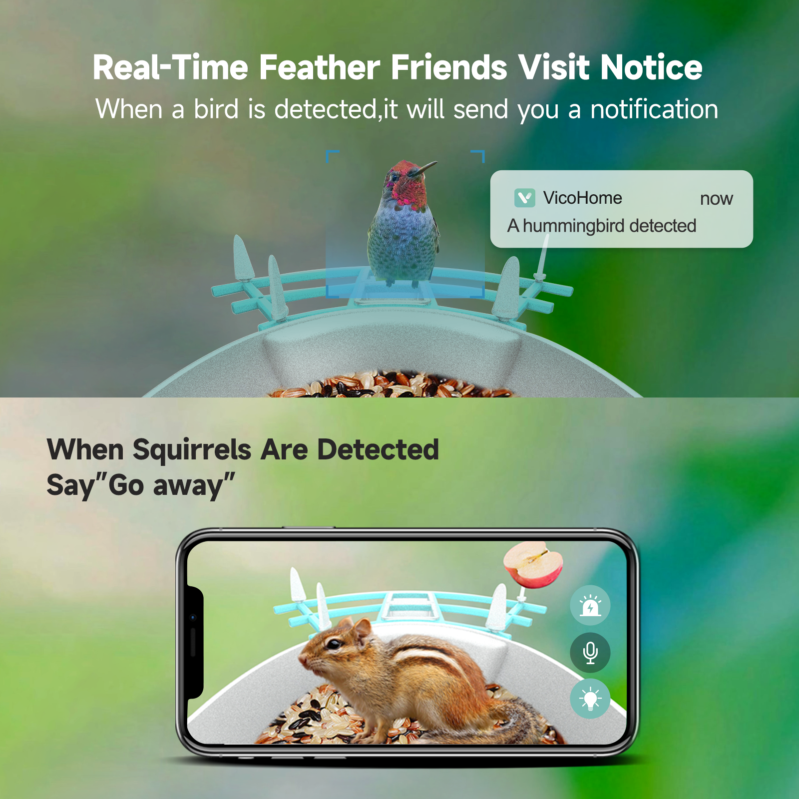 Wireless Automatic Pet Feeder  - مراجعة Smart Bird Feeder Camera وسعره