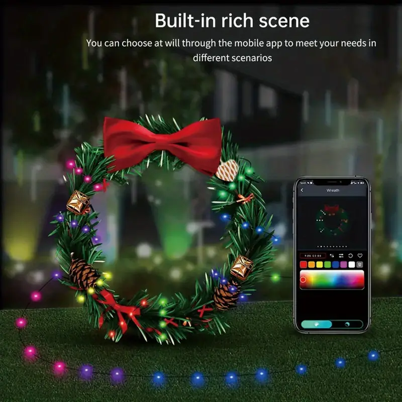 Christmas Lights LED String Li - مراجعة Smart Garden Festoon Lights وسعره