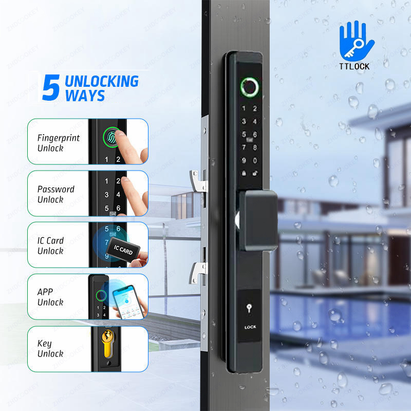 ZHDCOOKEY Biometric Digital Do - مراجعة Smart Garden Gate Lock وسعره