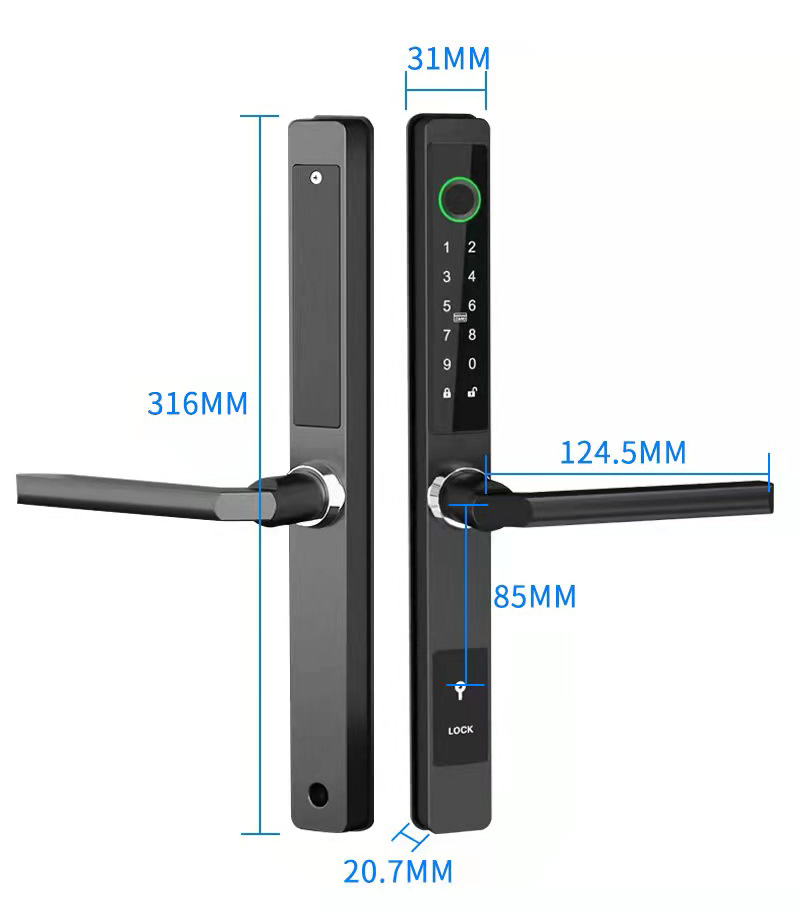 ZHDCOOKEY Biometric Digital Do - مراجعة Smart Garden Gate Lock وسعره