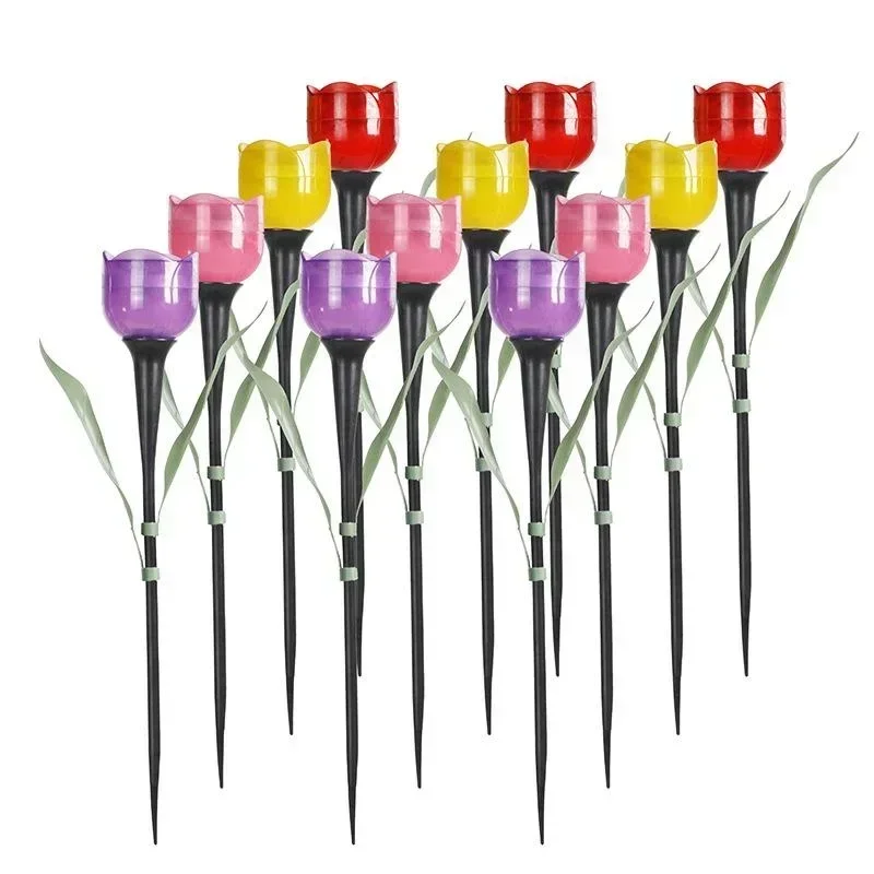 1Pcs Garden Tulip Flower Shape - مراجعة Smart Garden Light Camera وسعره