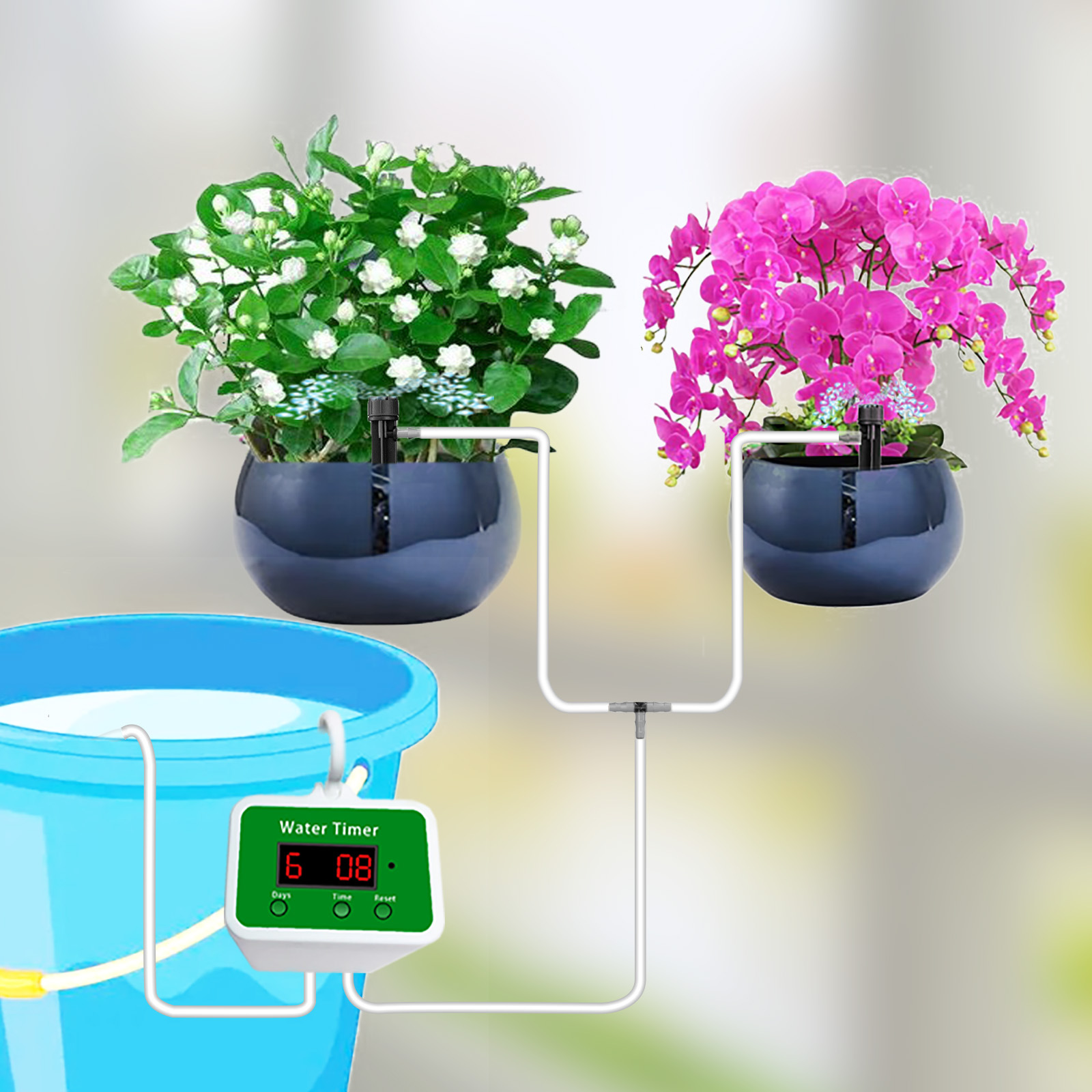 Automatic Drip Irrigation Syst - مراجعة Smart Garden Plastic Cups وسعره