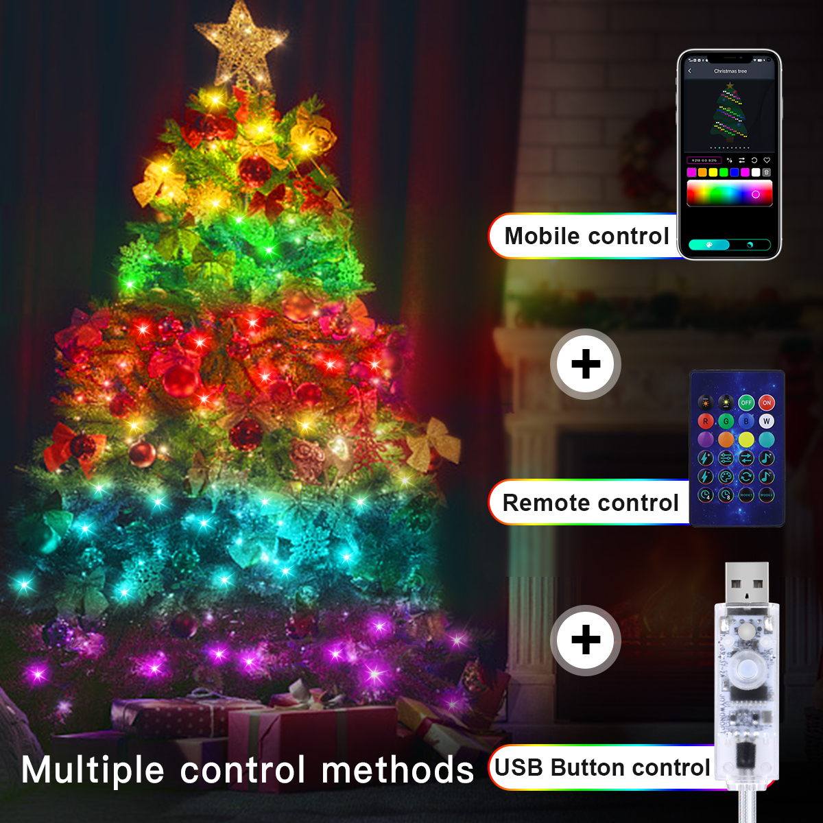 20M 10M 5M Smart Bluetooth APP - مراجعة Smart Garden Festoon Lights وسعره