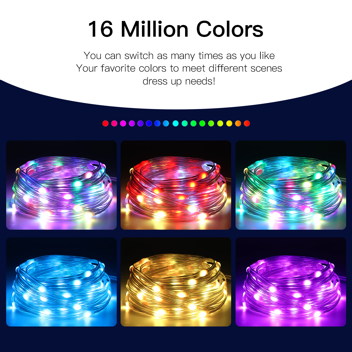 20M 10M 5M Smart Bluetooth APP - مراجعة Smart Garden Festoon Lights وسعره