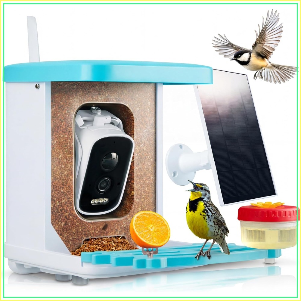 AI Smart Bird Feeder with Came - مراجعة Smart Bird Feeder Camera وسعره