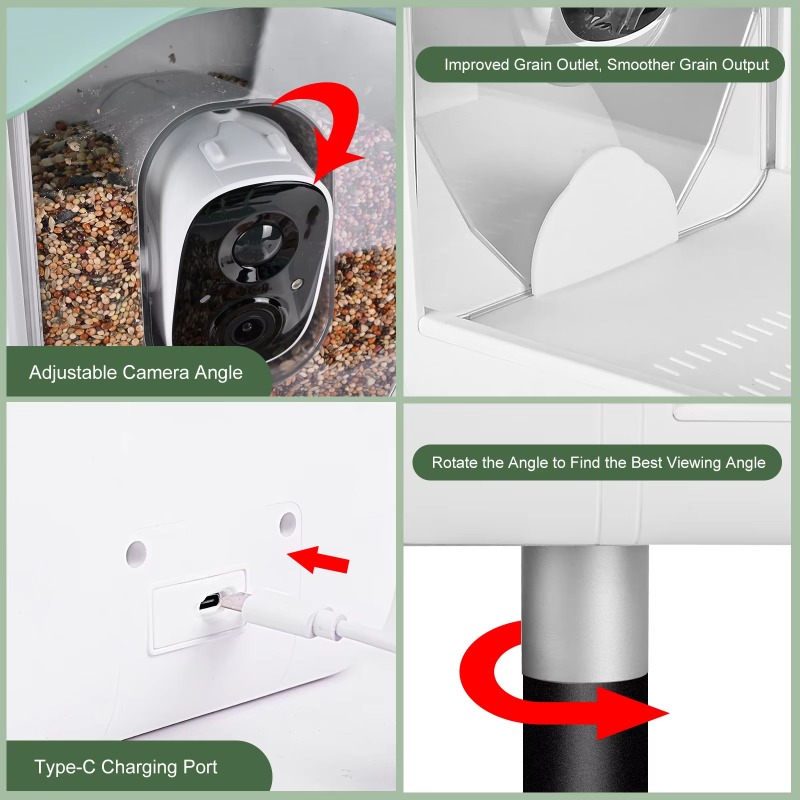 Smart Bird Feeder Night Vision - مراجعة Smart Bird Feeder Camera وسعره