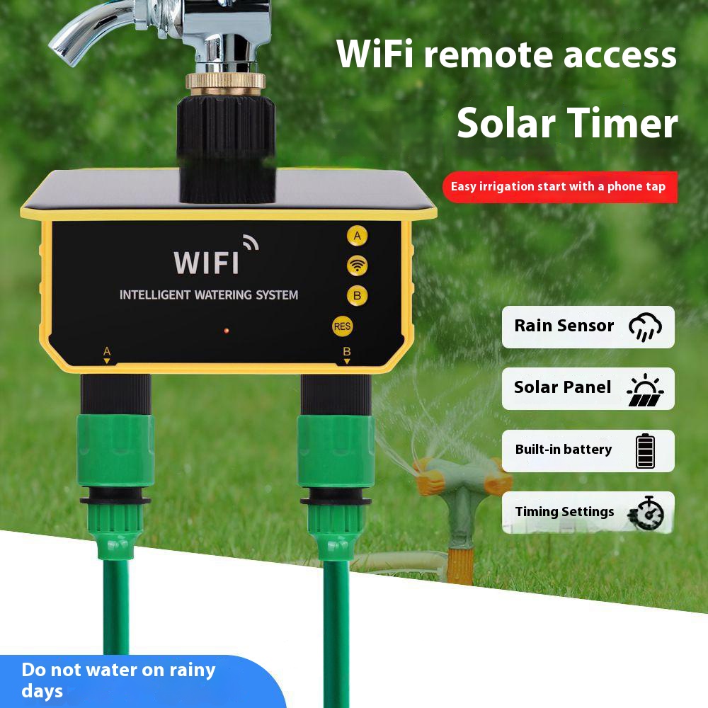 Ranlraka e Solar Powered WiFi  - مراجعة Smart Garden Watering Can وسعره