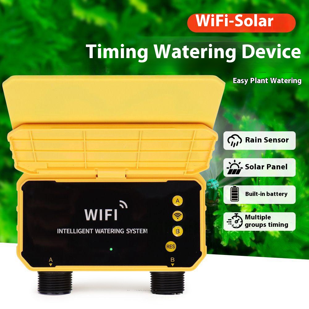 Ranlraka e Solar Powered WiFi  - مراجعة Smart Garden Watering Can وسعره