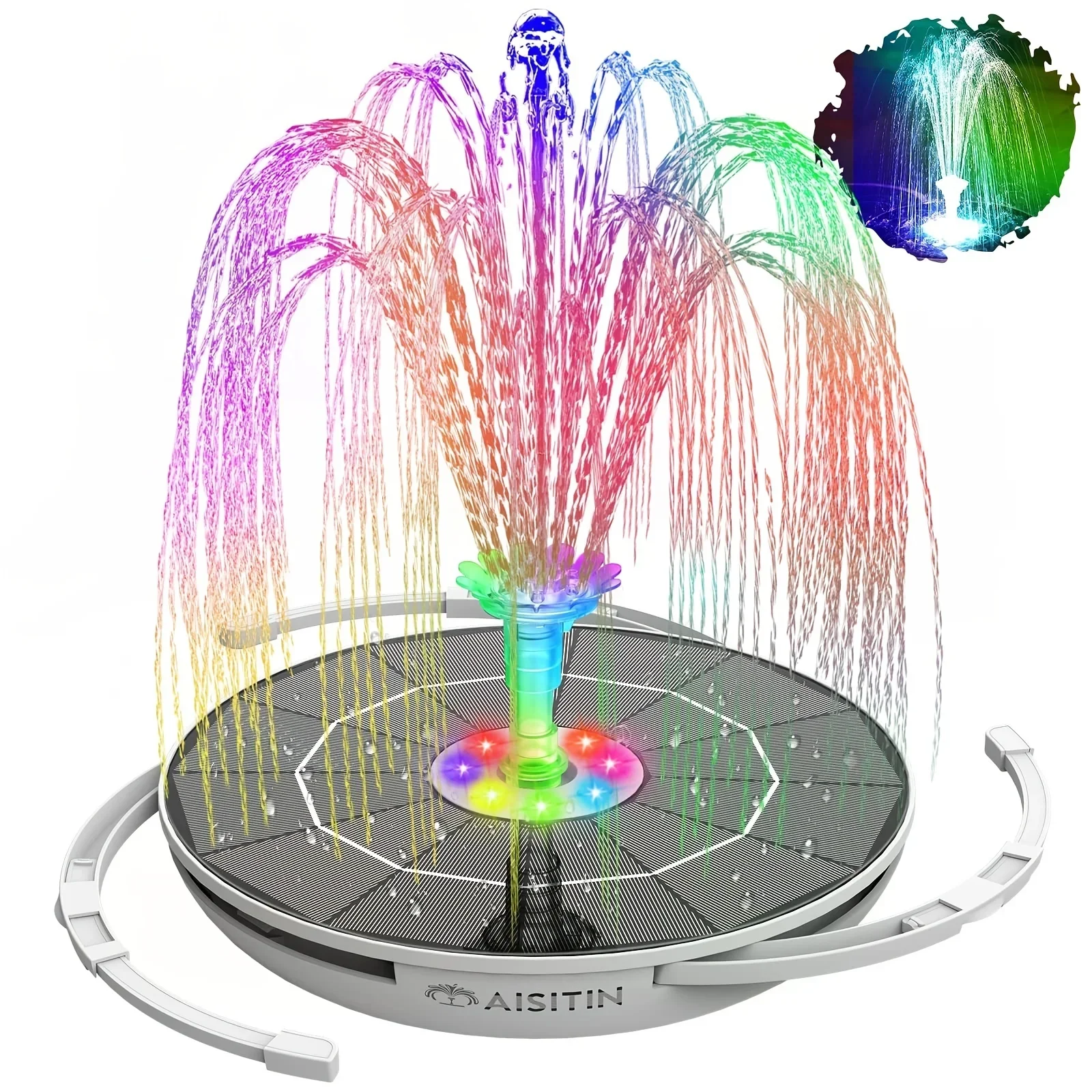 6.5W LED Solar Fountain Pump w - مراجعة Smart Garden Light Camera وسعره