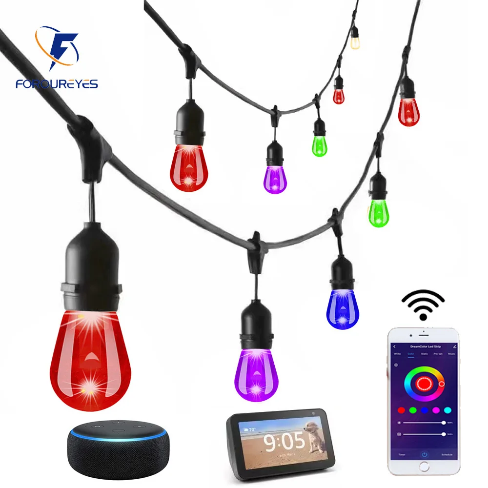 10m 20m 30m Smart LED String L - مراجعة Smart Garden Festoon Lights وسعره