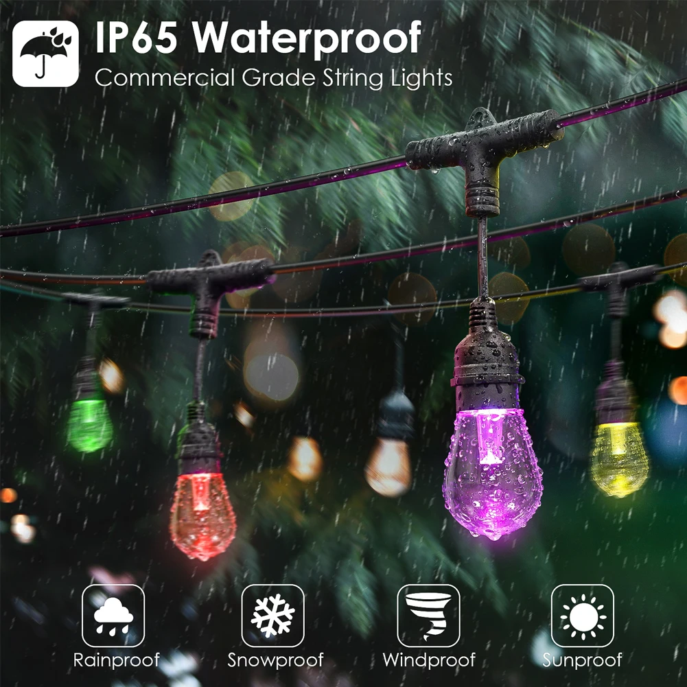 10m 20m 30m Smart LED String L - مراجعة Smart Garden Festoon Lights وسعره